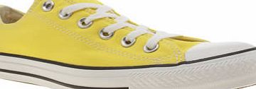 Converse Yellow All Star Lo Trainers