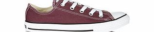 Converse Youth maroon sneakers