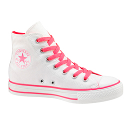 Converse Chuck Taylor All Star White/ Neon Pink
