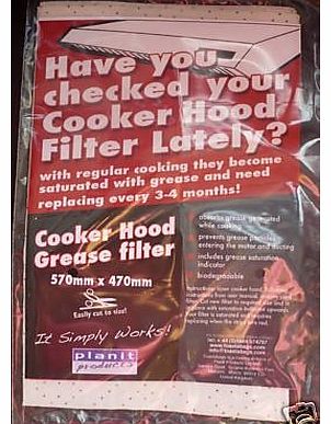 Cooker Hood Grease Filter 570mm x 470mm, kitchen,