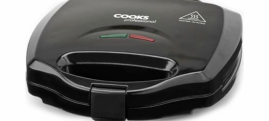 Cooks Professional Deluxe Grill amp; Sandwich Toaster - 750 Watts.