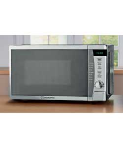 Cookworks Signature Silver Easi-Tronic Microwave