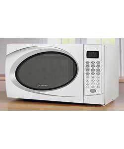 Signature White Touch Microwave with Grill