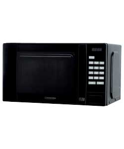 cookworks Signiture 20 Litre Black Microwave