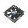 Coolermate 8CM BLACK FAN WITH THERMAL SENSOR 1500-3000RPM CMT-DAF