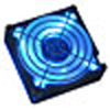 90MM ALUMINIUM CASE FAN (4X BLUE LED)