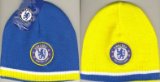 Chelsea F.C. Official Reversible Knitted Hat Blue/Yellow