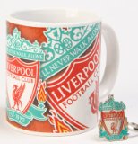 Liverpool F.C. Official Crested Mug and Keyring Set