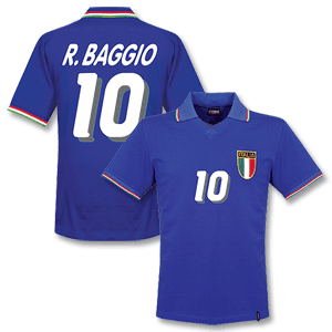 Copa 1982 Italy Home shirt   R. Baggio 10 (1994