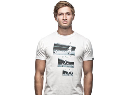 Geoff 66 Football Fashion T-Shirt White Marl
