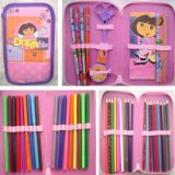 Dora the Explorer Filled Triple Pencil Case