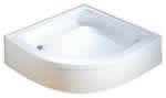 Coram Quadrant Shower Trays 800mm White