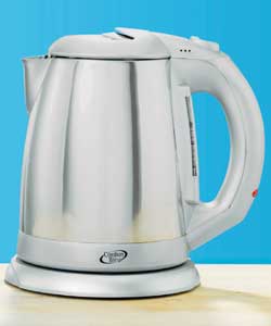 Silver Stainless Steel Cordless Jug Kettle