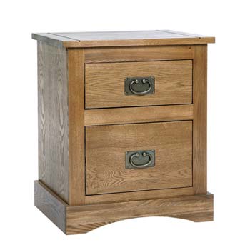 Core Products Verner 2 Drawer Bedside Table