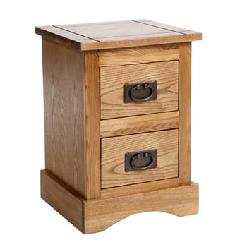 Core Products Verner 2 Drawer Small Bedside Table
