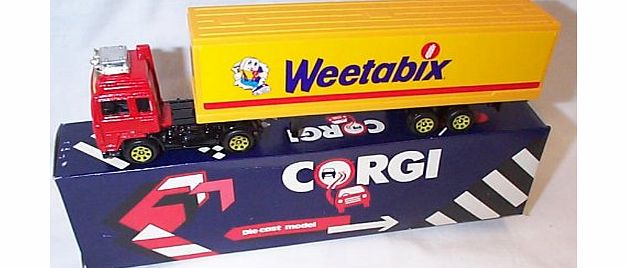 Corgi  rare superhauler volvo weatabix container lorry about 1.64 scale toy model