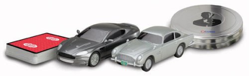 James Bond Casino Royale Aston Martin DB5 and DBS set in film can