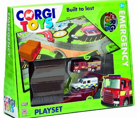 Corgi Toys Emergency Services Playset