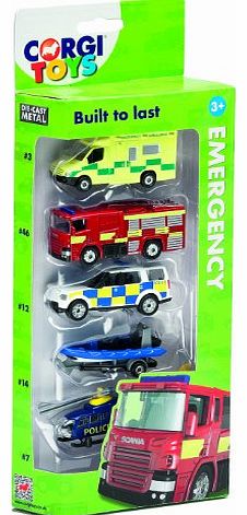 Corgi Toys Emergency Services Vehicle (Pack of 5)