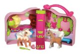 Corinthian Pony In My Pocket Salon Fold up, carry case playset includes 2 exclusive Pony Mums and accessories.
