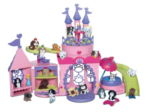 Puppy In My Pocket -Puppy & Kitty Pet Palace Playset