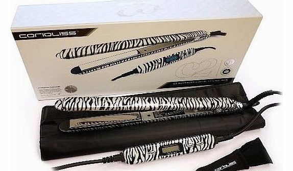 Corioliss UKC2PL Hair Straightener Platinum Zebra