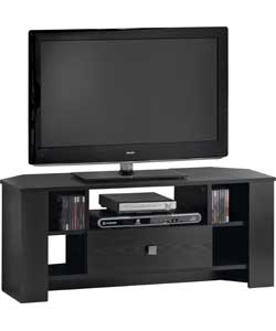 corner tv unit black ash wood effect corner tv cabinets