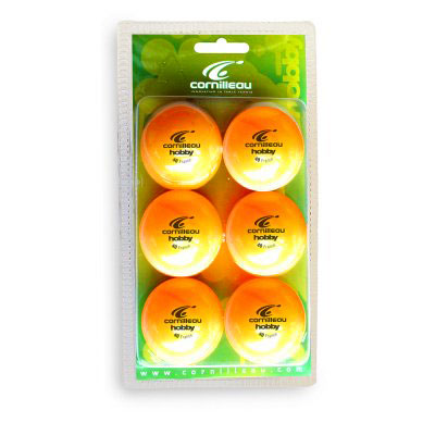 Cornilleau Hobby Table Tennis Balls (Pack of 6) (341800 -