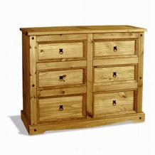 Pine Chest of Drawers - Large