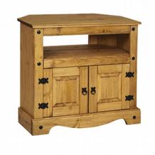 corona Pine TV Cabinet - Corner