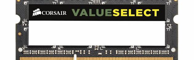 Corsair CMSO16GX3M2A1333C9 Value Select 16GB (2x8GB) DDR3 1333 Mhz CL9 Mainstream Notebook Memory Kit