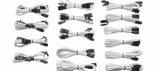 Corsair COR Type3 Sleeved DC Cable Kit - White