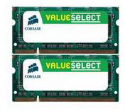 corsair Laptop Memory (RAM) - Corsair Value Select 2048MB (2 x 1024MB) 667MHz PC2 5300 DDR2 SODIMM