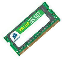 CORSAIR Laptop Memory (RAM) - SODIMM DDR 333Mhz