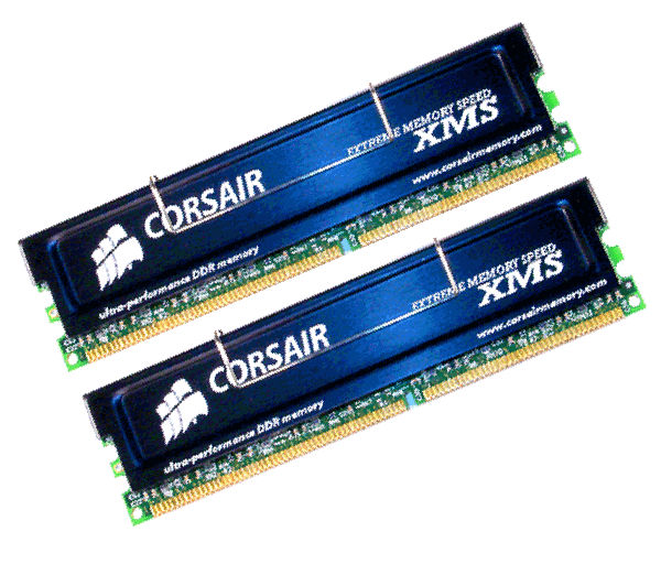 CORSAIR Memory PC XMS 2 x 256 Mo DDR SDRAM PC3200LL