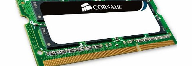 Corsair VS1GSDS400 Value Select 1GB (1x1GB) DDR 400 Mhz CL3 200 Pin SODIMM Memory Module