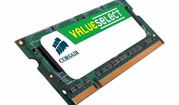 Corsair VS4GSDSKIT667D2 Value Select 4GB (2x2GB) DDR2 667 Mhz CL5 200 Pin SODIMM Notebook Memory Kit
