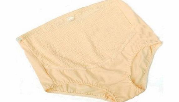 Pregnancy Maternity Underwear comfy Brief Panties Cotton Over The Bump Support Tummy (XXL: Waistline 88-108 cm, Pink)