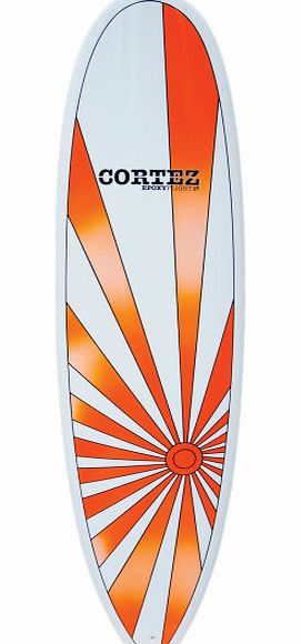 Cortez Mens Cortez Orange Sunset Fun Surfboard - 7ft 0