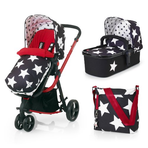 Giggle 3-in-1 Travel System Giggle Car Seat Compatible (2013 Range, All Star)