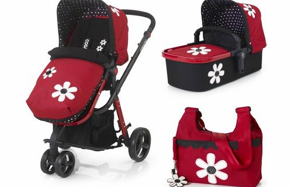 Cosatto Giggle 3-in-1 Travel System Giggle Car Seat Compatible Special Edition (2013 Range, Bizzy Betty)