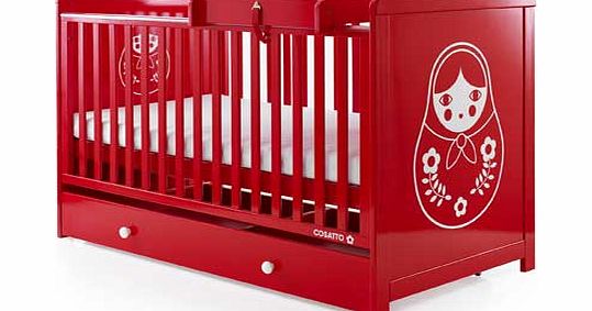 Cosatto Story Cot Bed with Top Changer and