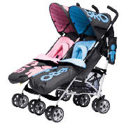 Cosatto You2 Twin Stroller - Sis and Bro