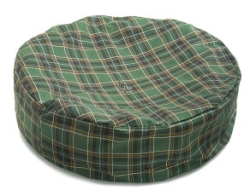 Tartan Bean Bag Cover - Green:Large - 36