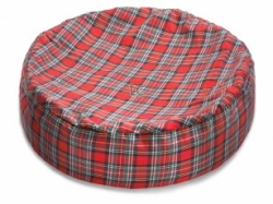 Cosipet Tartan Bean Bag Cover - Red:Small - 24