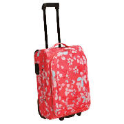 Small flower-print luggage