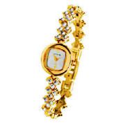Cosmopolitan Ladies Stone Set Watch And Bracelet