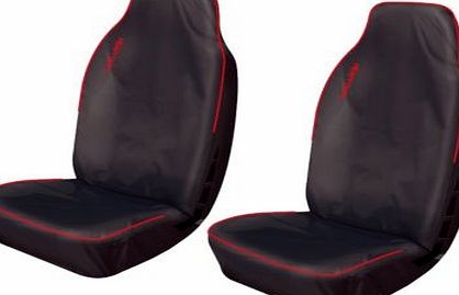 Cosmos Heavy Duty Sport Front Car Seats x 2 - Red