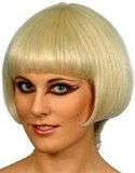 costumechest Doll Wig (cut-in back, with fringe) - Blonde