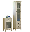 Cotswold Company Broadwell Small Bathroom Cabinet - frosted glass d